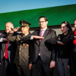 DAVID DE LA PEÑA MARROQUÍN ENCABEZA CEREMONIA POR EL DÍA DE LA BANDERA EN SANTIAGO