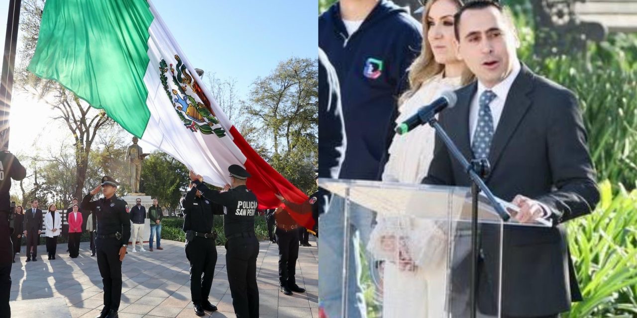 EL GOBIERNO DE SAN PEDRO CONMEMORA EL DÍA DE LA BANDERA CON UNA CEREMONIA CÍVICA