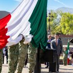 SAMUEL GARCÍA RESALTA EL TRABAJO COORDINADO ENTRE LOS TRES NIVELES EN CEREMONIA DEL DÍA DE LA BANDERA