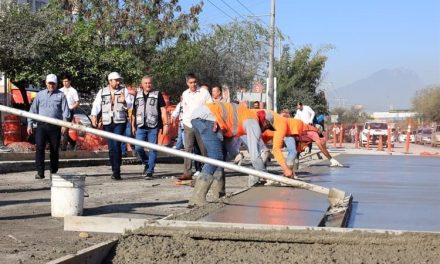 HÉCTOR GARCÍA PRESUME AVANCE DEL 90% EN REHABILITACIÓN DE ELOY CAVAZOS