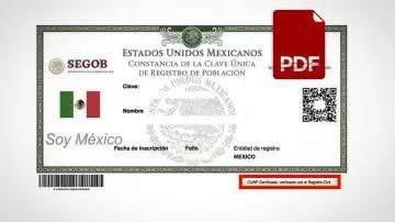 NO OLVIDES! REALIZAR LA CERTIFICACIÓN DEL CURP