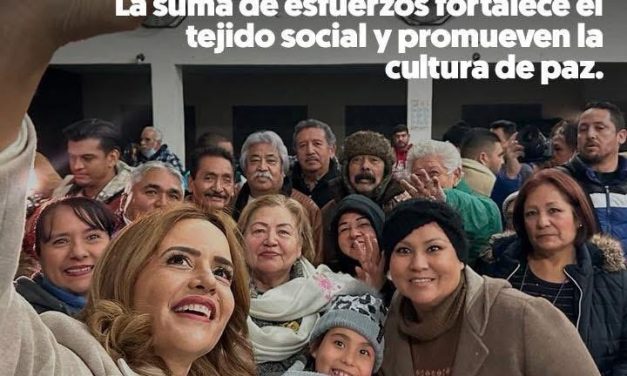 CLARA LUZ FLORES IMPULSA EL FORTALECIMIENTO DEL TEJIDO SOCIAL Y LA CULTURA DE PAZ