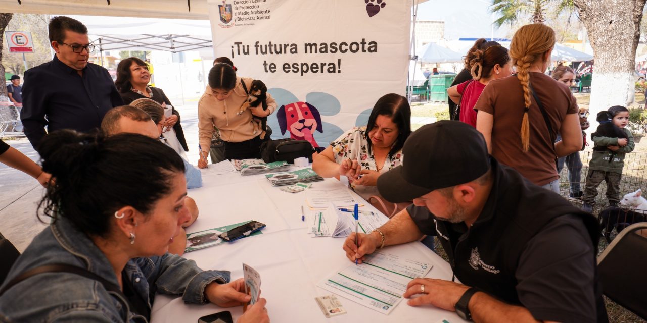 DAVID DE LA PEÑA MARROQUÍN IMPULSA ADOPCIÓN RESPONSABLE EN SANTIAGO