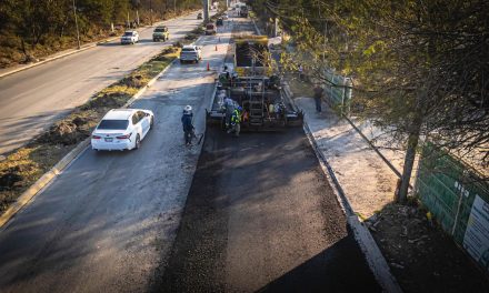 CÉSAR GARZA ARREDONDO PRESUME AVANCE EN RECONSTRUCCIÓN EN LA ZONA DE MEZQUITAL SANTA ROSA