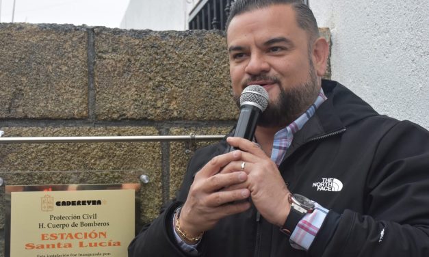 CARLOS RODRÍGUEZ INAUGURA NUEVA ESTACIÓN DE BOMBEROS EN CADEREYTA