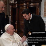 SAMUEL GARCÍA ENVÍA ORACIONES AL PAPA FRANCISCO Y SHEINBAUM RESALTA SU HUMANISMO