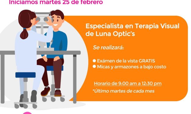 MIGUEL ÁNGEL SALAZAR ANUNCIA SERVICIOS DE OPTOMETRÍA EN EL DIF DE MONTEMORELOS