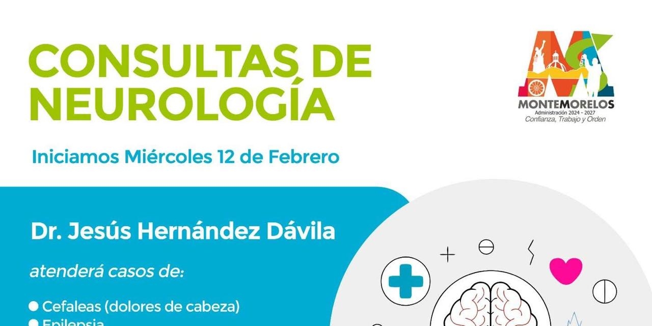 MIGUEL ÁNGEL SALAZAR ANUNCIA CONSULTAS GRATUITAS DE NEUROLOGÍA EN MONTEMORELOS