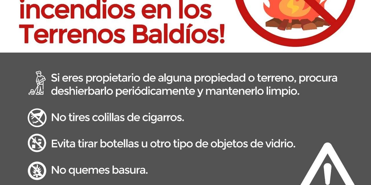 GOBIERNO DE MONTEMORELOS PROMUEVE PREVENCIÓN DE INCENDIOS