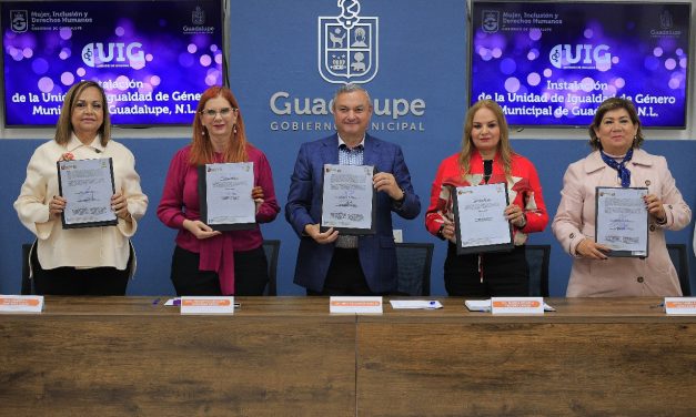 HÉCTOR GACÍA INSTALA UNIDAD DE IGUALDAD DE GÉNERO PARA FORTALECER DERECHOS DE LAS MUJERES EN GUADALUPE