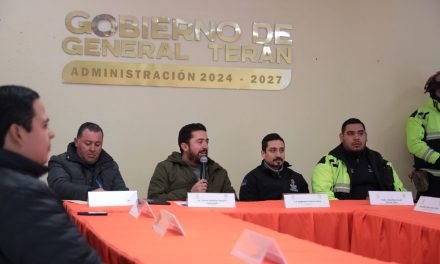 DAVID SÁNCHEZ ENCABEZA CONSEJO MUNICIPAL DE PROTECCIÓN CIVIL EN GENERAL TERÁN