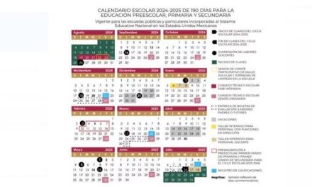 SEP ESTABLECE EL CALENDARIO ESCOLAR 2024-2025