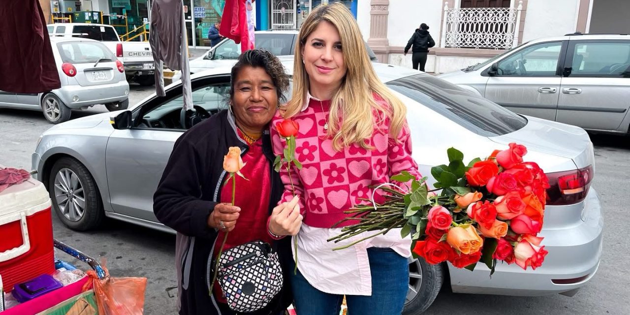 MELISA PEÑA CELEBRA SAN VALENTÍN CON LA CIUDADANÍA