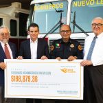 MIGUEL Á. FLORES SERNA ENTREGA DONATIVO A BOMBEROS Y PROPONE REFORMAS CONTRA INCENDIOS