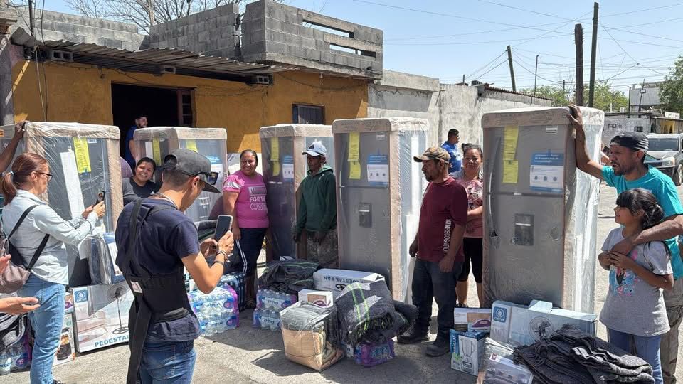 GOBIERNO DE ESCOBEDO, BRINDA APOYO A FAMILIAS AFECTADAS POR INCENDIO