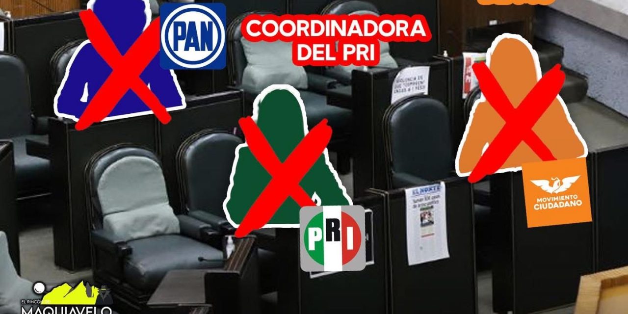 EN EL CONGRESO ¿ALGÚN DÍA LAS BANCADAS DEL PAN, PRI Y MC SERÁN “COORDINADAS” POR UNA MUJER?