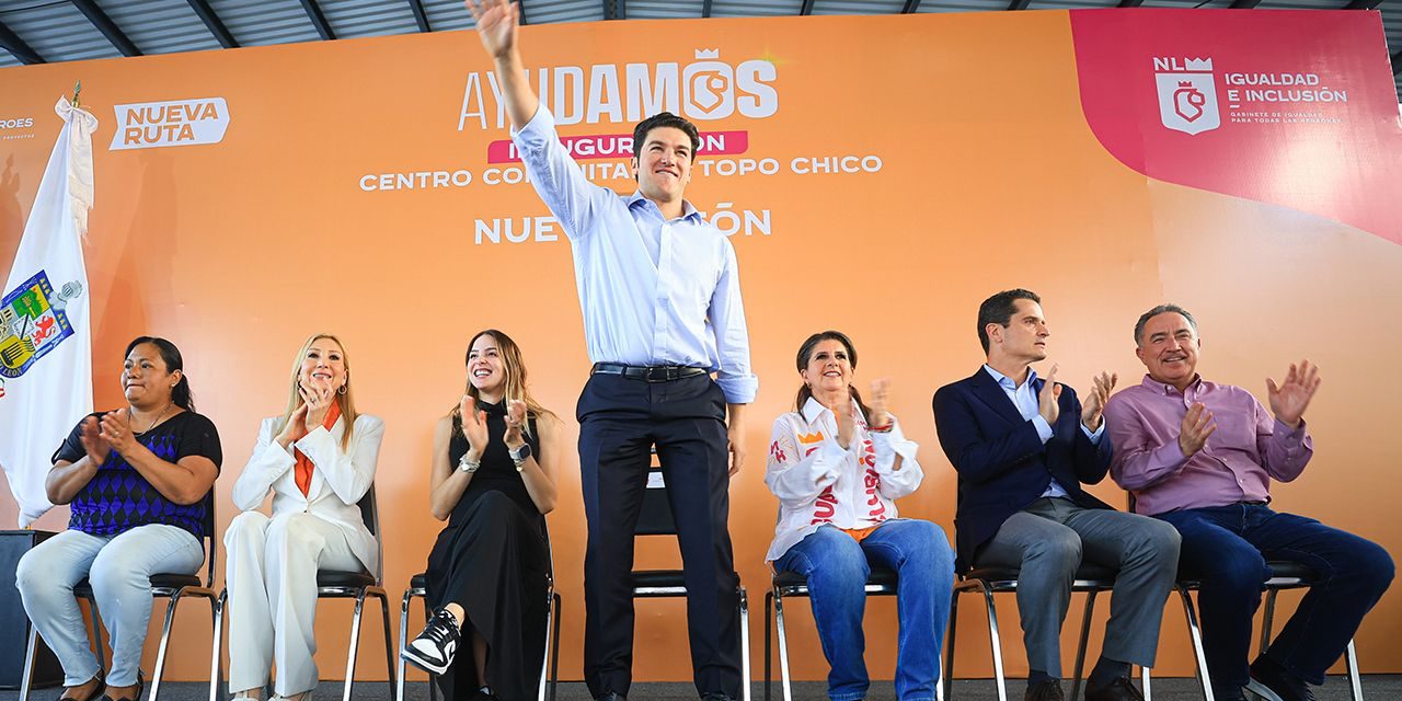 SAMUEL GARCÍA INAUGURA CENTRO COMUNITARIO TOPO CHICO EN MONTERREY