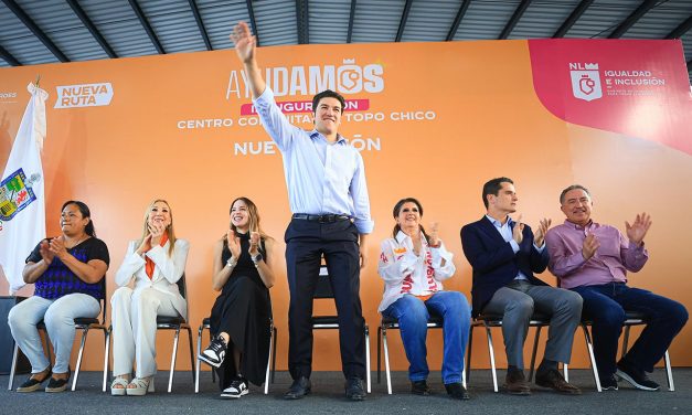 SAMUEL GARCÍA INAUGURA CENTRO COMUNITARIO TOPO CHICO EN MONTERREY