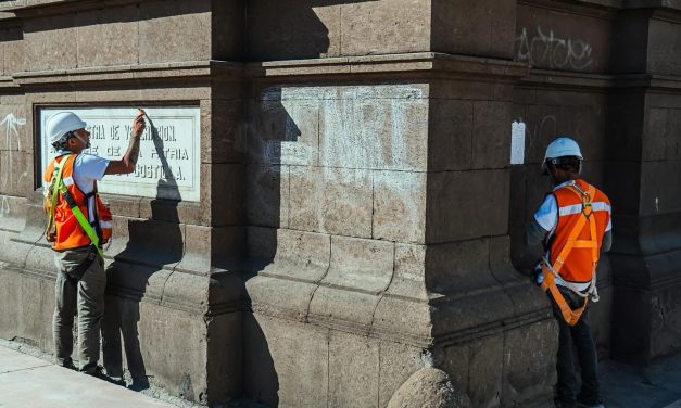 SECRETARÍA DE INFORMA SOBRE AVANCE EN RESTAURACIÓN DEL ARCO DE LA INDEPENDENCIA