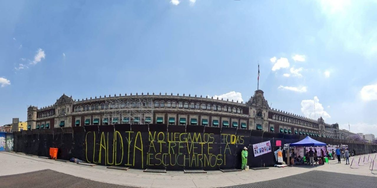 SHEINBAUM ENFRENTA RECLAMOS EN SU PRIMER 8M COMO PRESIDENTA