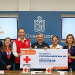 HÉCTOR GARCÍA ENTREGA DONATIVO A LA CRUZ ROJA Y PIDE SOLIDARIDAD CIUDADANA