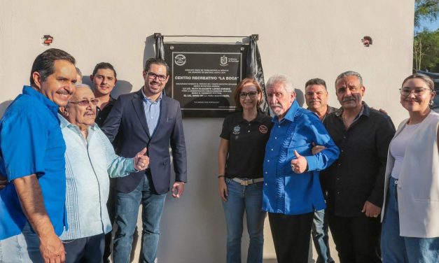 JUAN ESPINOZA EGUÍA ENCABEZA INAUGURACIÓN DE CENTRO RECREATIVO “LA BOCA”