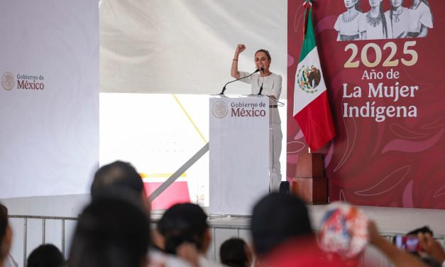 SHEINBAUM EXALTA A AMLO EN SU TIERRA: “EL MEJOR PRESIDENTE DE MÉXICO”