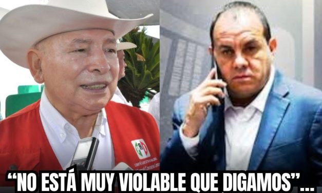 “NO ESTÁ MUY VIOLABLE QUE DIGAMOS”… Y EL PRI SE QUITA LA MÁSCARA