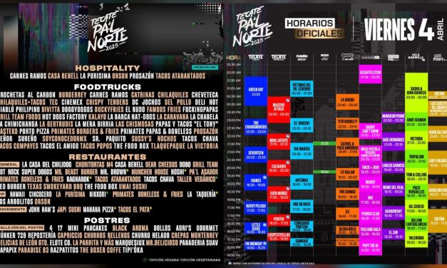 REVELAN HORARIOS DEL TECATE PA’L NORTE 2025