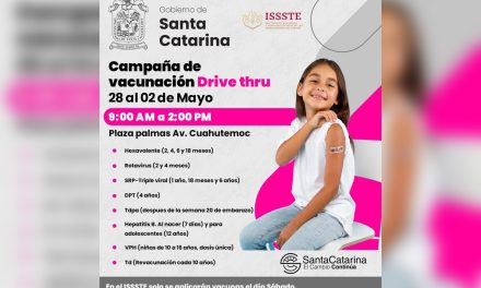 JESÚS NAVA ARRANCA CAMPAÑA DE VACUNACIÓN DRIVE THRU EN SANTA CATARINA