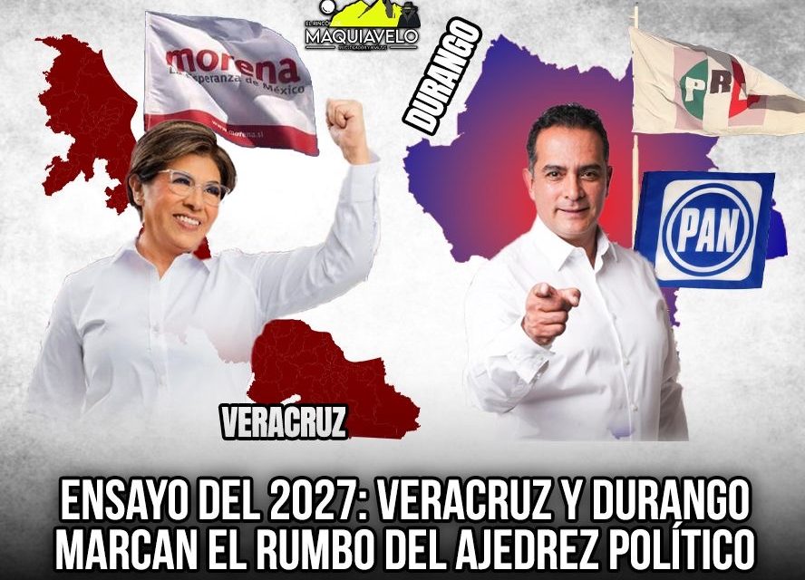 ENSAYO DEL 2027: VERACRUZ Y DURANGO MARCAN EL RUMBO DEL AJEDREZ POLÍTICO