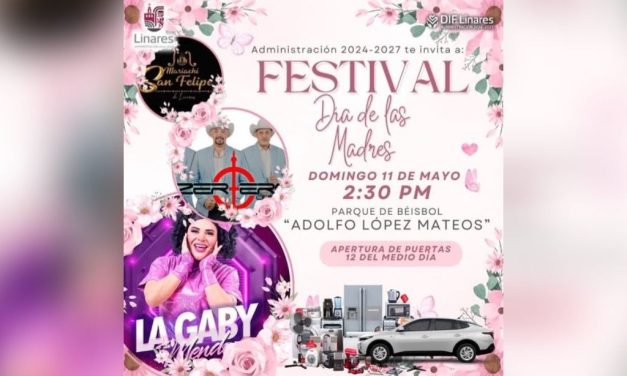 GERARDO GUZMÁN INVITA A CELEBRAR A LO GRANDE EL DÍA DE LAS MADRES EN LINARES