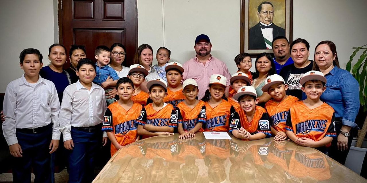 MIGUEL ÁNGEL SALAZAR DESTACA EL ENTUSIASMO DE EQUIPO INFANTIL DE BÉISBOL
