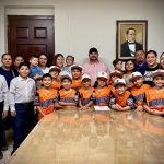 MIGUEL ÁNGEL SALAZAR DESTACA EL ENTUSIASMO DE EQUIPO INFANTIL DE BÉISBOL