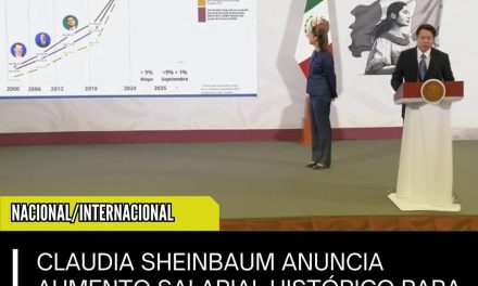 CLAUDIA SHEINBAUM ANUNCIA AUMENTO SALARIAL HISTÓRICO PARA MAESTROS