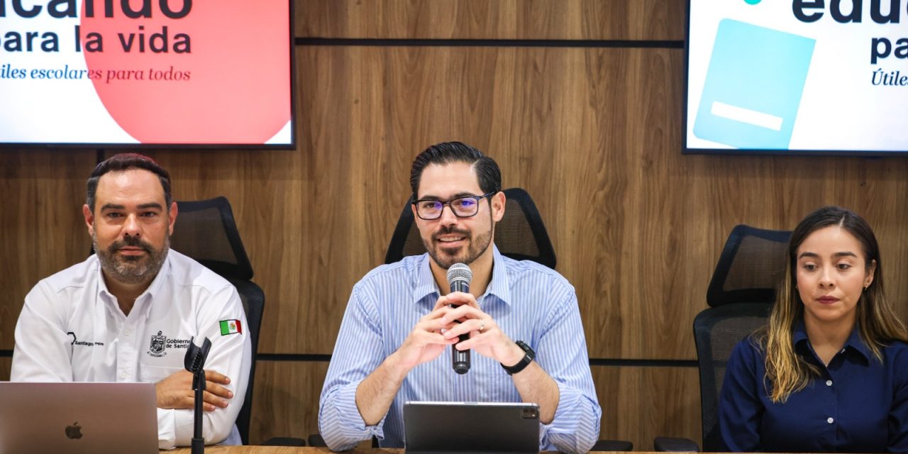 DAVID DE LA PEÑA MARROQUÍN ANUNCIA REGISTRO PARA ENTREGA GRATUITA DE ÚTILES ESCOLARES