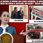 EL CONSEJO NACIONAL DE MORENA CON CLAUDIA SHEINBAUM, DE ARQUITECTA DE UNA NUEVA ERA CONTRA EL NEPOTISMO, REELECCIÓN Y “NUEVOS RICOS”