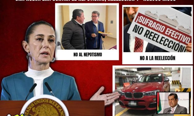 EL CONSEJO NACIONAL DE MORENA CON CLAUDIA SHEINBAUM, DE ARQUITECTA DE UNA NUEVA ERA CONTRA EL NEPOTISMO, REELECCIÓN Y “NUEVOS RICOS”