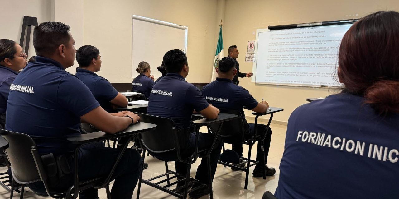 JESÚS NAVA RIVERA IMPULSA FORMACIÓN POLICIACA CON CAPACITACIÓN Y BUEN SUELDO