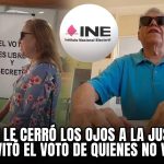 EL INE LE CERRÓ LOS OJOS A LA JUSTICIA Y EVITÓ EL VOTO DE QUIENES NO VEN