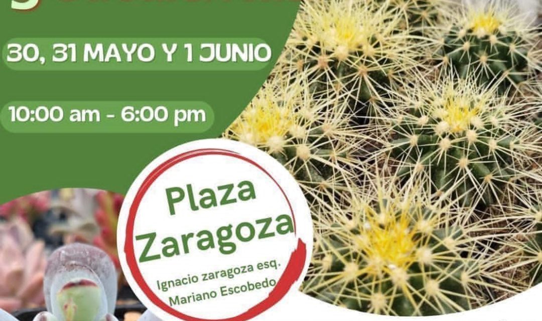 DAVID SÁNCHEZ ENCABEZA SEGUNDA EDICIÓN DE LA “EXPO CACTUS Y SUCULENTAS” EN GENERAL TERÁN