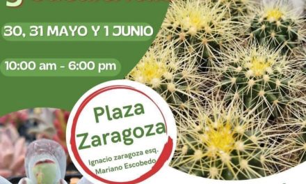 DAVID SÁNCHEZ ENCABEZA SEGUNDA EDICIÓN DE LA “EXPO CACTUS Y SUCULENTAS” EN GENERAL TERÁN