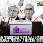 LOS AUSENTES QUE PESAN: AMLO Y DANTE, SOMBRAS LARGAS EN LA ELECCIÓN JUDICIAL