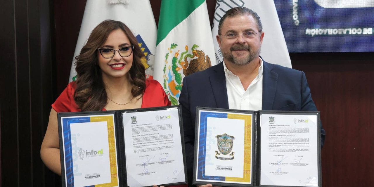 INFONL FIRMA CONVENIO CON MIGUEL ÁNGEL SALAZAR EN MONTEMORELOS
