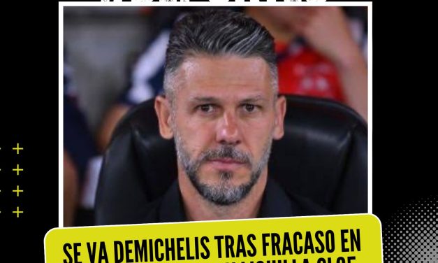 SE VA DEMICHELIS TRAS FRACASO EN CONCACHAMPIONS Y LIGUILLA CL25