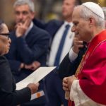ROSA ICELA RODRÍGUEZ ENTREGA INVITACIÓN DEL GOBIERNO MEXICANO AL PAPA LEÓN XIV