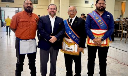 MIGUEL ÁNGEL SALAZAR CELEBRA EL CENTENARIO DE LA LOGIA MORELOS No. 22 EN MONTEMORELOS