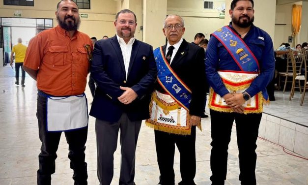 MIGUEL ÁNGEL SALAZAR CELEBRA EL CENTENARIO DE LA LOGIA MORELOS No. 22 EN MONTEMORELOS