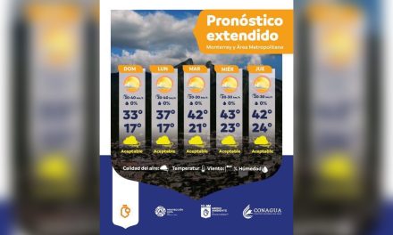 MONTERREY VIVIRÁ ONDA DE CALOR EXTREMA A PARTIR DEL MARTES