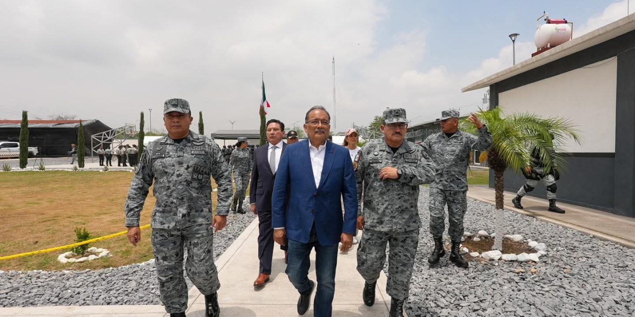 ANDRÉS MIJES CELEBRA INSTALACIÓN DE LA GUARDIA NACIONAL EN ESCOBEDO